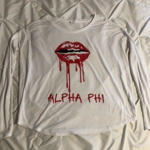 Alpha Phi Lips Shirt